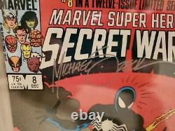 SECRET WARS #8 (Marvel 1984) CGC SS 9.6 White Pages Signed Gold Beatty & Zeck