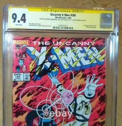 SIGNED STAN LEE 3x Uncanny X-Men #184 CGC SS 9.4 NM 1984 Marvel Comics 1st Forge