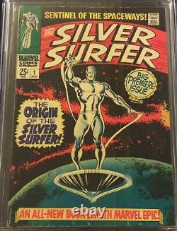 SILVER SURFER #1 Comic Book Restored Grade CGC 5.0 ORIGIN Marvel 1968 Stan Lee