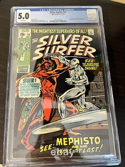 SILVER SURFER #16 (1970) CGC 5.0! Mephisto & Nick Fury appearance! BEAUTIFUL