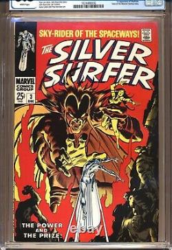 SILVER SURFER #3 CGC 8.5 1st Mephisto! Stan Lee John Buscema, Marvel Comics 1968
