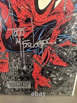 SPIDER-MAN #1 TORMENT AUTOGRAPHED STAN LEE & TODD McFARLANE SIGNED SEND TO CGC