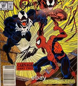SPIDER-MAN #362 CGC 9.8 SS Stan Lee & Bagley 1st Carnage Venom Cover Newsstand