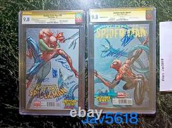 SPIDERMAN SUPERIOR 1 CGC 9.8 SS STAN LEE x8 AVENGERS 1 AMAZING SPIDERMAN 700