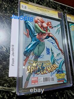 SPIDERMAN SUPERIOR 1 CGC 9.8 SS STAN LEE x8 AVENGERS 1 AMAZING SPIDERMAN 700