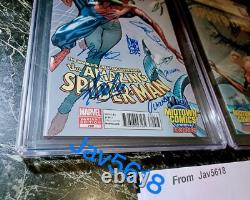 SPIDERMAN SUPERIOR 1 CGC 9.8 SS STAN LEE x8 AVENGERS 1 AMAZING SPIDERMAN 700