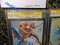 SPIDERMAN SUPERIOR 1 CGC 9.8 SS STAN LEE x8 AVENGERS 1 AMAZING SPIDERMAN 700