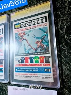 SPIDERMAN SUPERIOR 1 CGC 9.8 SS STAN LEE x8 AVENGERS 1 AMAZING SPIDERMAN 700