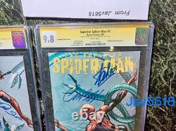 SPIDERMAN SUPERIOR 1 CGC 9.8 SS STAN LEE x8 AVENGERS 1 AMAZING SPIDERMAN 700