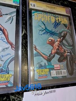 SPIDERMAN SUPERIOR 1 CGC 9.8 SS STAN LEE x8 AVENGERS 1 AMAZING SPIDERMAN 700