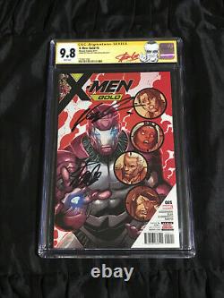 STAN LEE & ROB LIEFELD SIGNED Marvel Comics 2017 X-men Gold #5 CGC 9.8