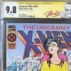 STAN LEE SIGNED Framed UNCANNY X-MEN # 318 w RED LABEL CGC 9.8 LOW POPULATION