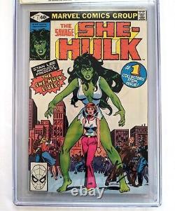 STAN LEE SIGNED The Savage SHE-HULK 1 CGC 9.6 SS First Appearance NM+ 1980