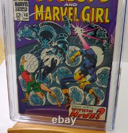 STAN LEE SIGNED X-Men #48 CGC SS 8.0 OWithW John Romita Cover 1968 Hot Key Grail