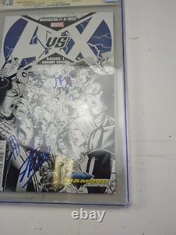 STAN LEE Signed 2012 AVENGERS vs. X-MEN #1 CGC 9.8 NM/MT Marvel Comics SS