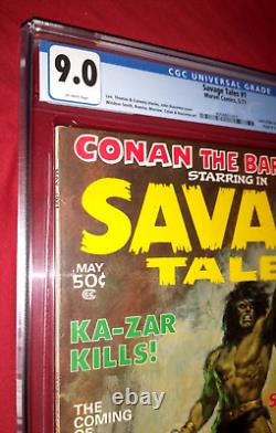 Savage Tales #1 CGC 9.0 OW 1971 1st Appearance Man-Thing MCU HUGE CGC SALE