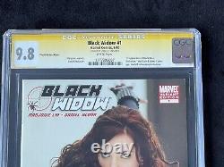 Scarlett Johansson BLACK WIDOW #1 Marvel CGC 9.8 Variant Signed by STAN LEE 2013
