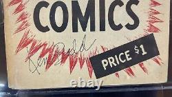Secrets Behind The Comics CGC 7.0 Signed Ken Bald Pre-Code Stan Lee WP