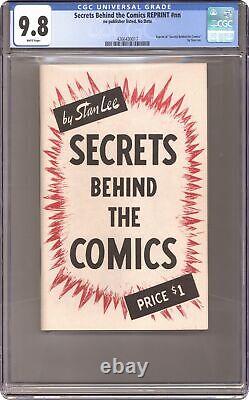 Secrets Behind the Comics by Stan Lee REPRINT CGC 9.8 2000 4266430017