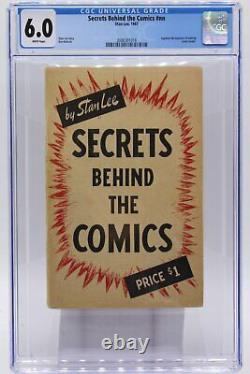 Secrets Behind the Comics #nn CGC 6.0 White Pages, Stan Lee