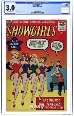 Showgirls #1 CGC 3.0 1957 4668409013