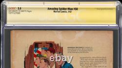 Signed Stan Lee Spider-Man #50 Marvel Comics July 1967 Iconic Cover Auto CGC 2.5