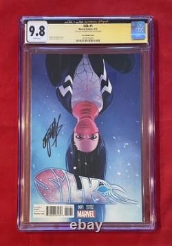 Silk #1 Stacey Lee 125 Variant 2015 Signed by Stan Lee CGC 9.8 JSA Spider-verse