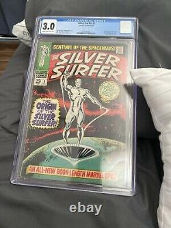 Silver Surfer #1 CGC 3.0 Stan Lee John Buscema Origin of Silver Surfer Marvel