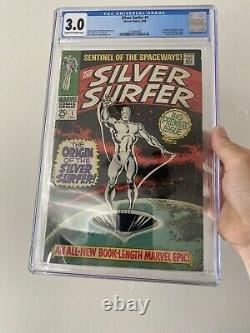 Silver Surfer #1 CGC 3.0 Stan Lee John Buscema Origin of Silver Surfer Marvel