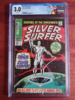 Silver Surfer #1 CGC 3.0 withLabel Origin of Silver Surfer and the Watchers