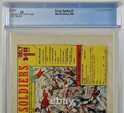 Silver Surfer #1 CGC Graded 5.5 (1968) Origin Story Marvel Comics