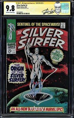 Silver Surfer #1 Cgc 9.8 Ss Stan Lee Origin Of Silver Surfer Cgc #0351036001