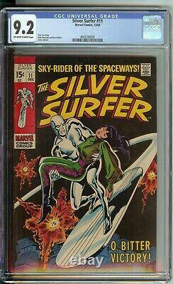 Silver Surfer #11 CGC 9.2 Marvel Comic 1969 Stan Lee