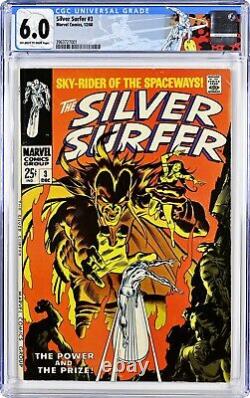 Silver Surfer 3! CGC 6.0! First Mephisto! HOT! NICE! OWithW