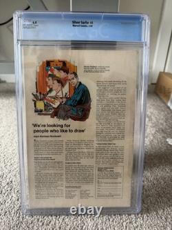 Silver Surfer #4 1969 1st Battle Silver Surfer/Thor CGC 6.0