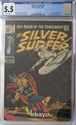 Silver Surfer # 4 Cgc 5.5