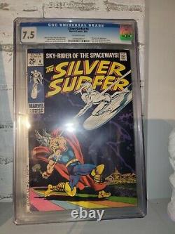 Silver Surfer #4 Cgc 7.5