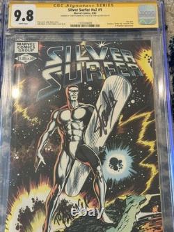 Silver Surfer v. 2 #1 (1982) CGC 9.8 SS x2 sign Stan Lee & Tom Palmer