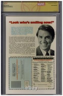 Spectacular Spider-Man #1 CGC 9.8 SS Signed Stan Lee 1976 Marvel Peter Parker