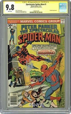 Spectacular Spider-Man Peter Parker #1 CGC 9.8 SS Stan Lee 1976 1406033039