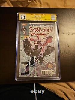 Spider-Gwen #001 Graded 9.6 (cgc) Signed By Stan Lee & Todd McFarlane