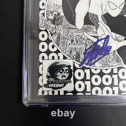 Spider Gwen #1 CGC SS 9.8 Phantom Sketch Todd McFarlane And Stan Lee Signed