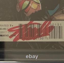 Spider-Gwen 1 Humberto Ramos Decomixado Cover CGC 9.8 Signed by Stan Lee & Ramos