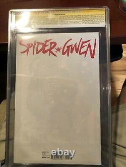 Spider-Gwen #1 Phantom Variant Cover CGC SS 9.8 Stan Lee, Latour And Rodriguez