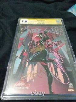 Spider-Gwen #24 J Scott Campbell 9.6 CGC Signature Series Stan Lee Signature