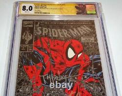 Spider-Man #1 CGC SS 2x Signature Autograph STAN LEE TODD MCFARLANE Silver VAR