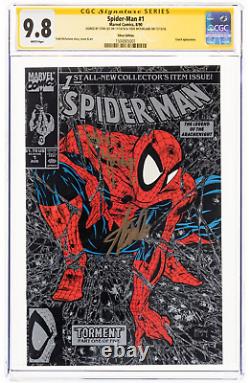 Spider-Man #1 CGC Signature SILVER 9.8 SIGNED SS Stan Lee McFarlane 1990