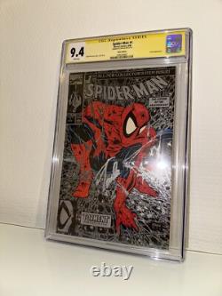 Spider-Man #1 Comic Silver Edition CGC 9.4 SS Signed by Stan Lee