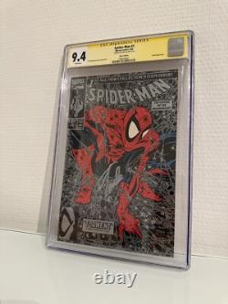 Spider-Man #1 Comic Silver Edition CGC 9.4 SS Signed by Stan Lee