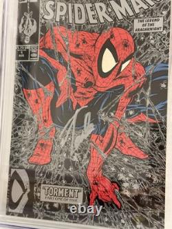 Spider-Man #1 Comic Silver Edition CGC 9.4 SS Signed by Stan Lee